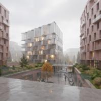 Жилой квартал «КАФЛЯ» в Задворцах / DT bureau