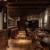 Интерьер ресторана Savras на Большой Дмитровке | Архитектурное бюро Archpoint