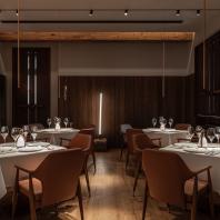 Интерьер ресторана Savras на Большой Дмитровке | Архитектурное бюро Archpoint
