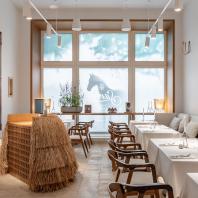 Интерьер ресторана Savras на Большой Дмитровке | Архитектурное бюро Archpoint