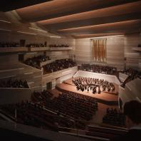Проект концертного зала Tauras в Вильнюсе | Главный концертный зал | Orange architects, 2019