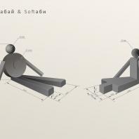 Проект паблик-арт объекта «HardБабай и SoftАби» на территории МЖК UNO в Казани. Авторы: ООО РА «Красный сувенир»