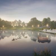 Проект парка «Городская долина» в Черняховске | dot.bureau, Sheredega Consulting