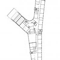Школа на 825 мест в Гатчине: «Y-школа». План 4-го этажа | БалтИнвест-Проект