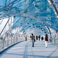 Cox Architects: The Helix Bridge, Marina Bay, Singapore