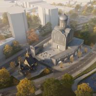 Проект православного храма, архитектурная мастерская МАМ