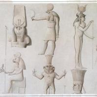 Ефимов Д.Е. Собрание богов египетского вероисповедания с разных монументов Египта и Нубии. 1834 г.