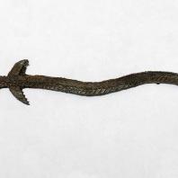 Изображение змеи с крыльями.III - IV вв н.э. бронза. Тюменское музейно-просветительское объединение