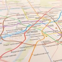 Географическая промо-схема  Московского метро, 2023, дизайн Студии Артемия Лебедева