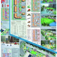 132219. Проект благоустройства дворового пространства и прилегающей территории ЖК «Самоцветы Востока» в Ижевске. Проект благоустройства дворового пространства и прилегающей территории ЖК «Самоцветы Востока» в Ижевске. ООО «ПензТИСИЗ» (Пенза). Авторский коллектив: Алла Дмитриевна Костюченкова, Евгения Викторовна Спирина, Ольга Феликсовна Тульчинская.