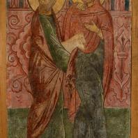 Иоаким и Анна с жертвенным барашком. Фресковая живопись Троице-Макарьева монастыря