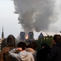 Пожар в Соборе Парижской Богоматери. 15.04.2019. Фото: CNN / Philippe Lopez/AFP/Getty Images