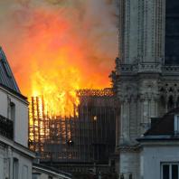 Пожар в Соборе Парижской Богоматери. 15.04.2019. Фото: CNN / Ludovic Marin/AFP/Getty Images