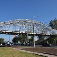 Алюминиевый пешеходный мост в Нижегородской области