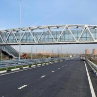 Алюминиевый пешеходный мост в Туле