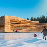 #441 Алексей Баландин, Ксения Криницына, Екатерина Шакирьянова (сборная команда Москва–Екатеринбург: МАРХИ и Уральская архитектурно-художественная академия) – проект «Сугроб»