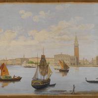 Джованни Бьязин (1835-1912). Панорама Венеции. 1887 г.
