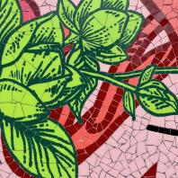 Мозаичное панно «Время, вперёд!». Фрагмент. Автор: Миша Most