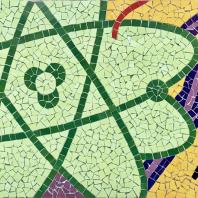 Мозаичное панно «Время, вперёд!». Фрагмент. Автор: Миша Most